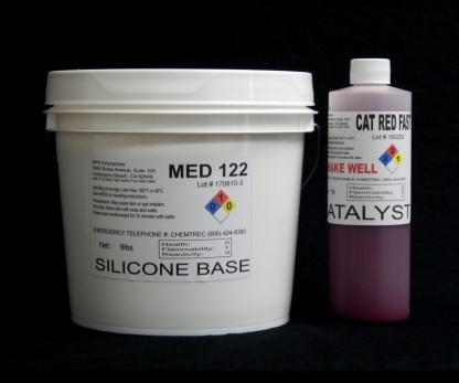 10 lb Kit : Medium 122 - (22 shore A durometer) - Fast Curing Mold Making Silicone