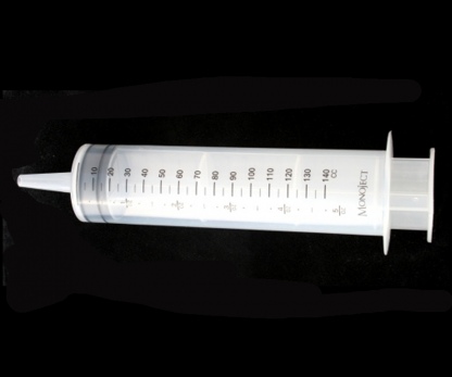 140 ml Catheter Syringe Qty 2