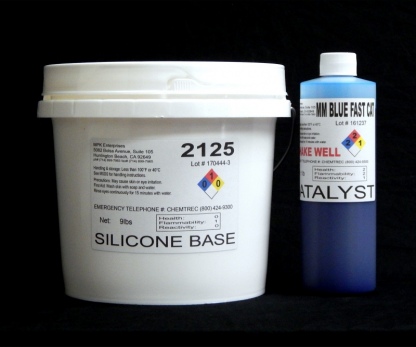 10 lb Kit :#2125 Base w/ MM Blue Fast Catalyst - (25 shore A durometer)