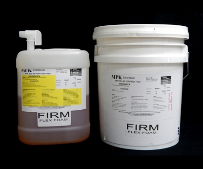 5 Gal Kit (55 lb) MPK-301 : 8 lb Firm Pour Foam (15 lb A and 40 lb B)