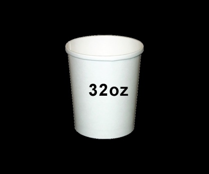 Hot Food Mixing Cup  : 32 OZ Qty:  25