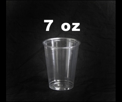 Plastic Clear Mixing Cups 7 OZ. QTY: 50