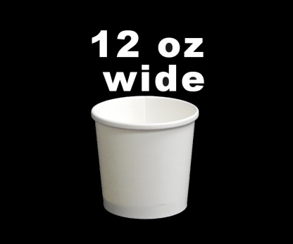 Hot Mixing Wide MouthCup : 12 oz Qty : 25