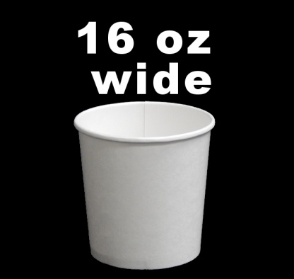 Hot Mixing Wide Mouth Cup : 16 oz Qty : 25