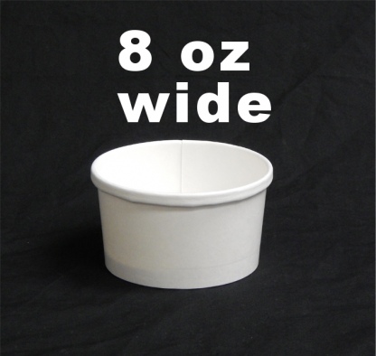 Hot Mixing Wide Mouth Cup : 8 oz Qty :25