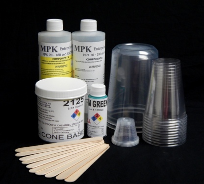 SILICONE 2125 / RESIN Starter Kit with SUPPLIES